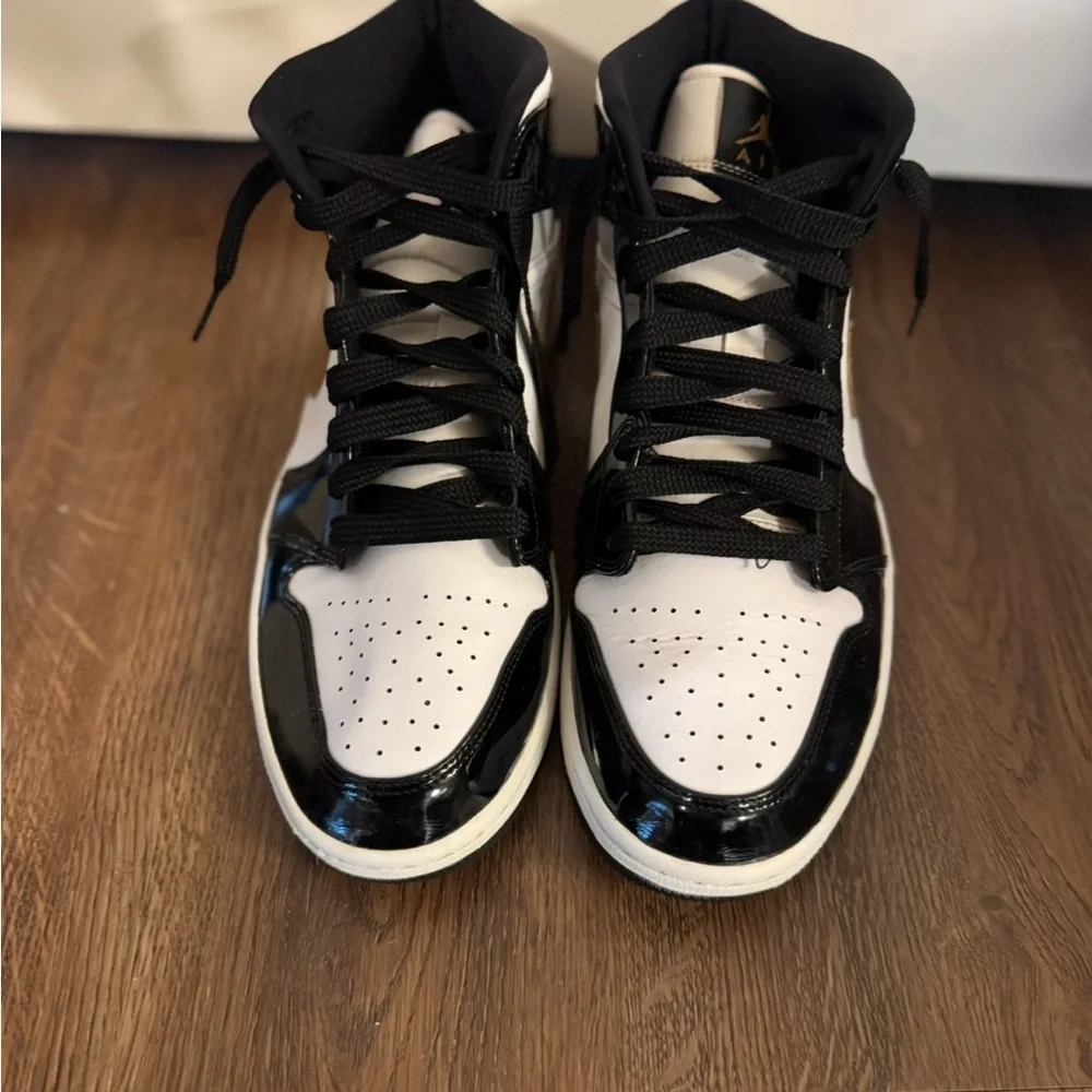 Jordan 1’s Black and Gold High-Top Sneakers